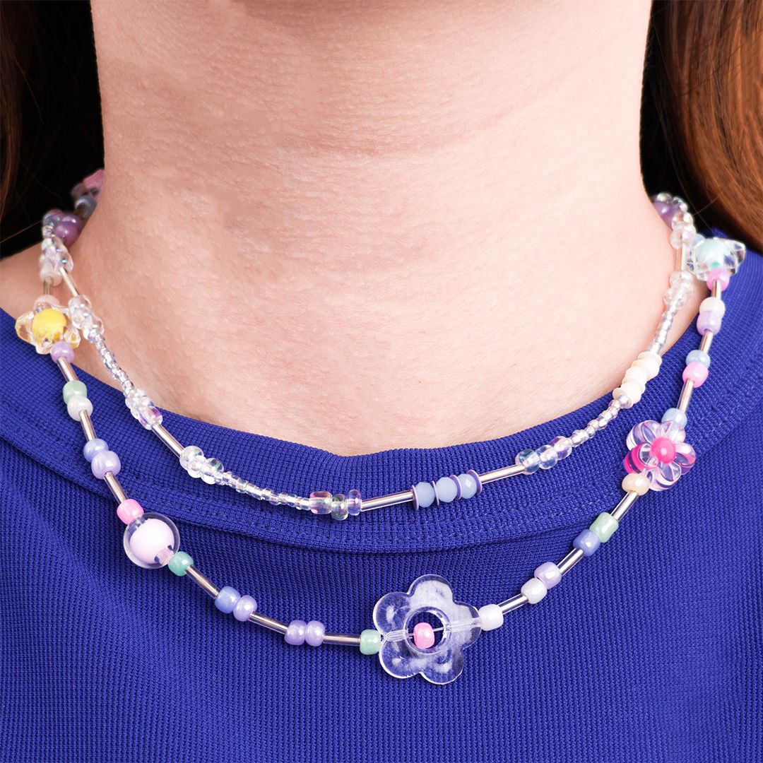 Stroberi Beads Colorful Necklace -1