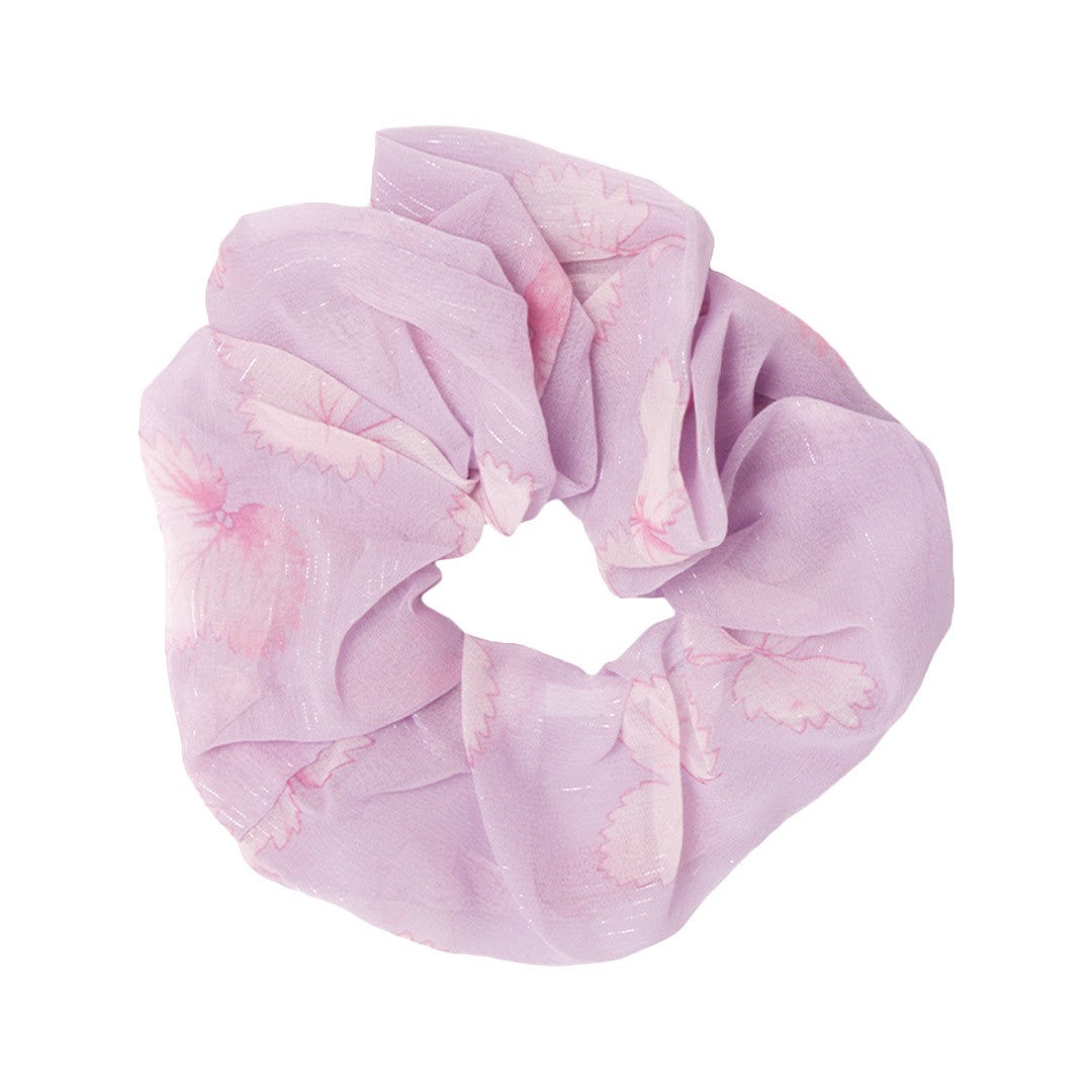 Stroberi Scrunchie Motif Flower Hair Tie