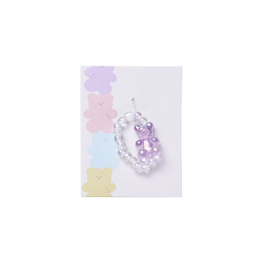 Stroberi Beads Mix Rings - 3 Bear