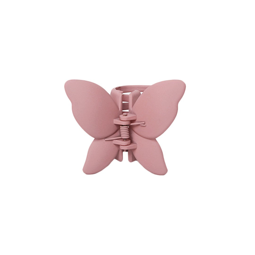 Stroberi Doff Color Butterfly Hair Clip