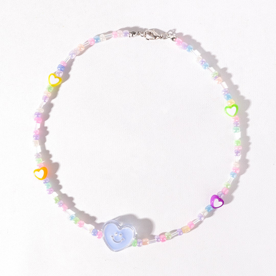 Stroberi Beads Colorful Necklace -1