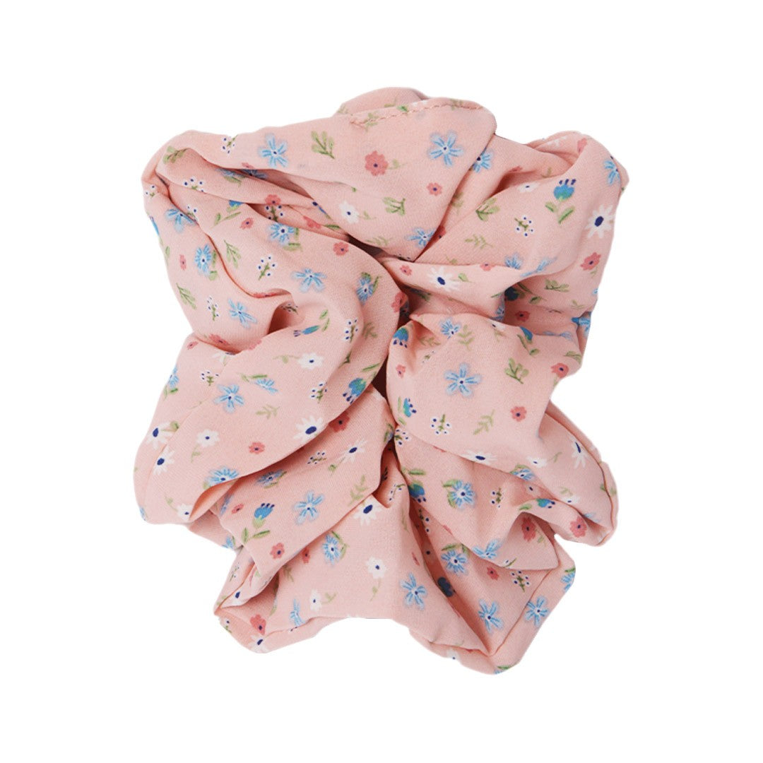 Stroberi Scrunchie Motif Flower Hair Tie