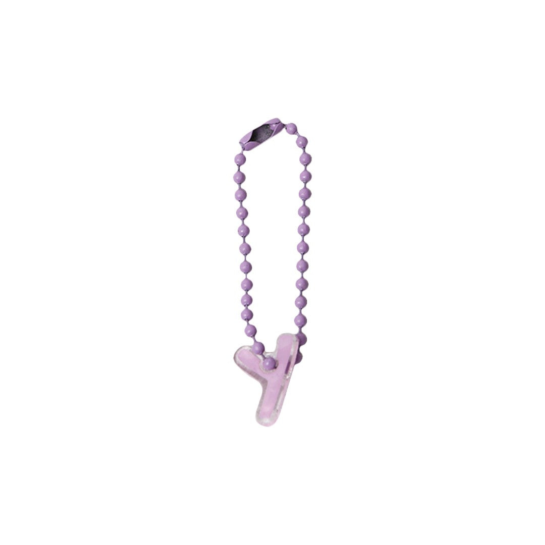 Stroberi Mini Acrylic Alphabet Keychain