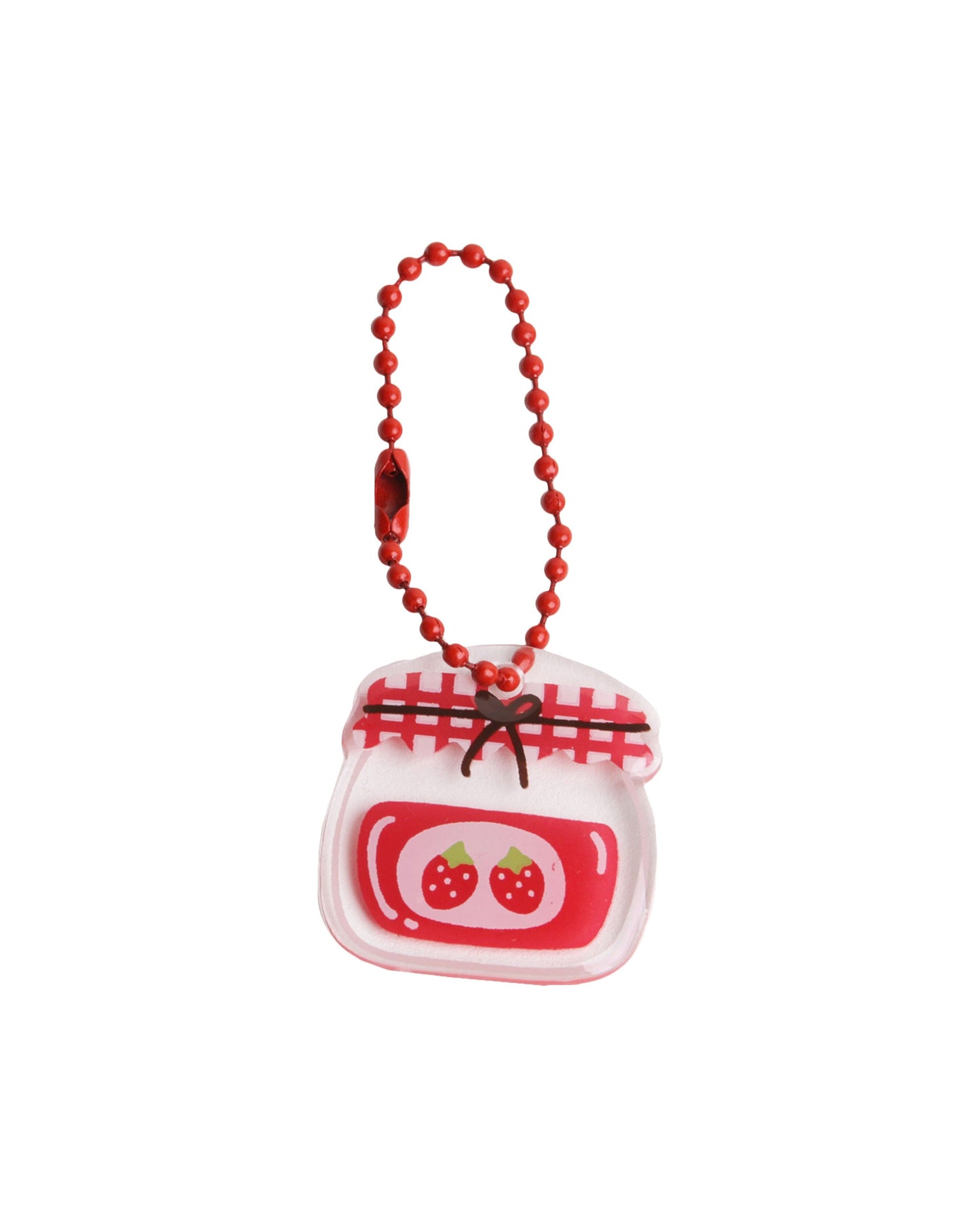 Stroberi Acrylic F&B Keychain