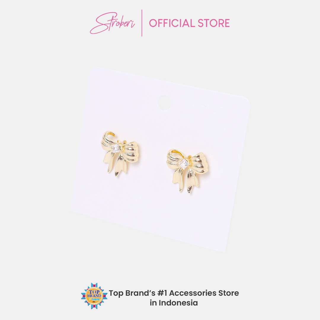 Stroberi Gold & Silver Earring -1