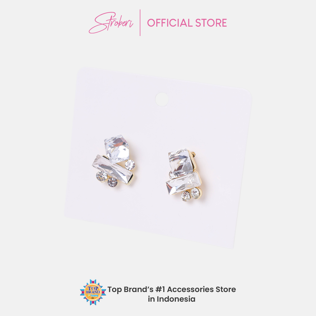 Stroberi Gold & Silver Earring -1