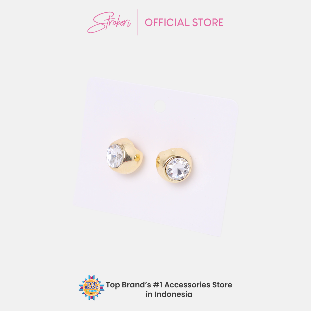 Stroberi Gold & Silver Earring -1
