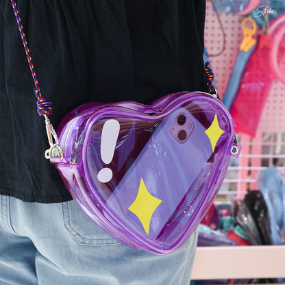 Stroberi Mica Shape Color Sling Bag