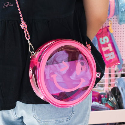 Stroberi Mica Shape Color Sling Bag