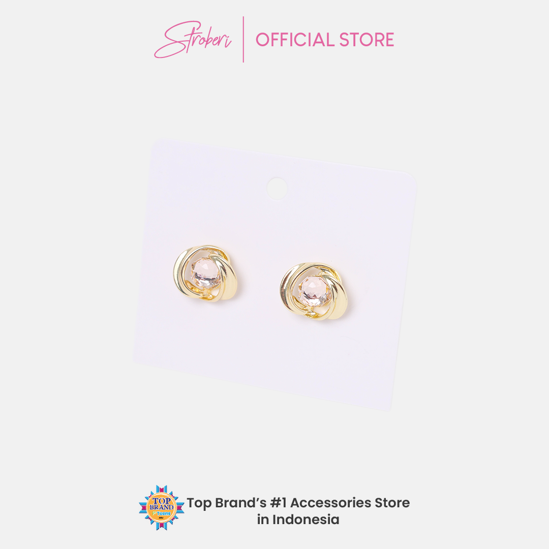 Stroberi Gold & Silver Earring -1