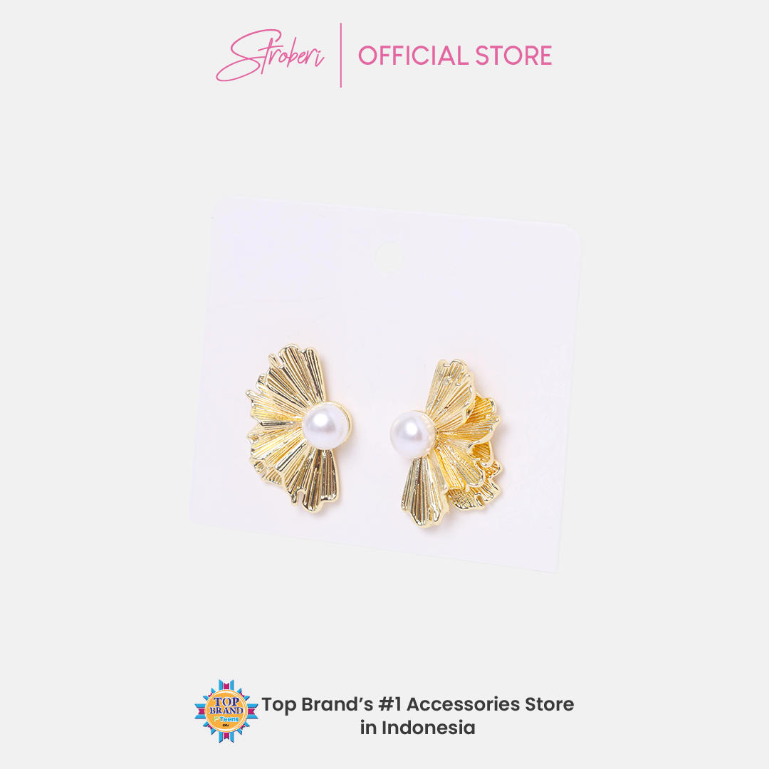 Stroberi Gold & Silver Earring -2