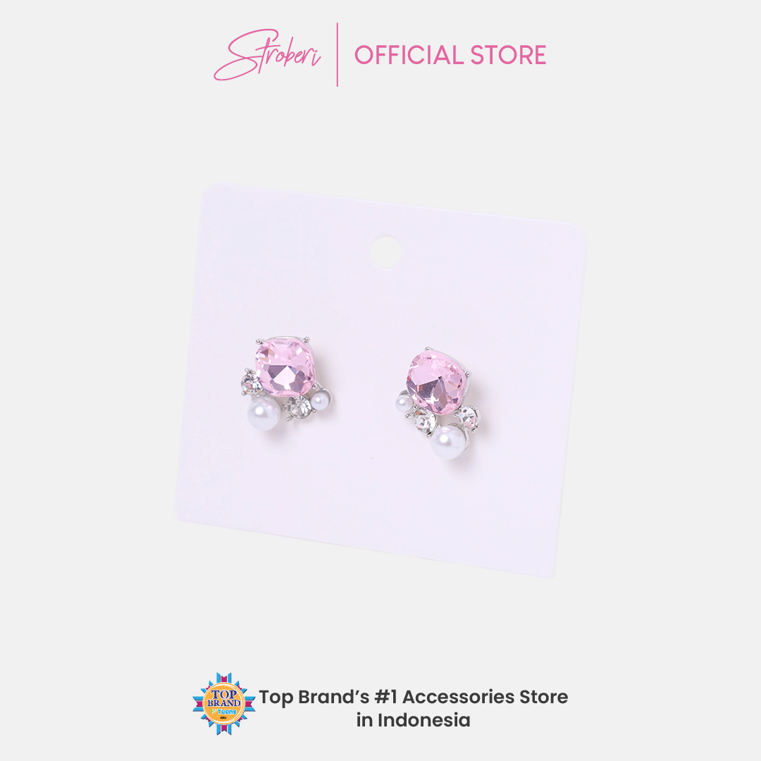 Stroberi Gold & Silver Earring -1