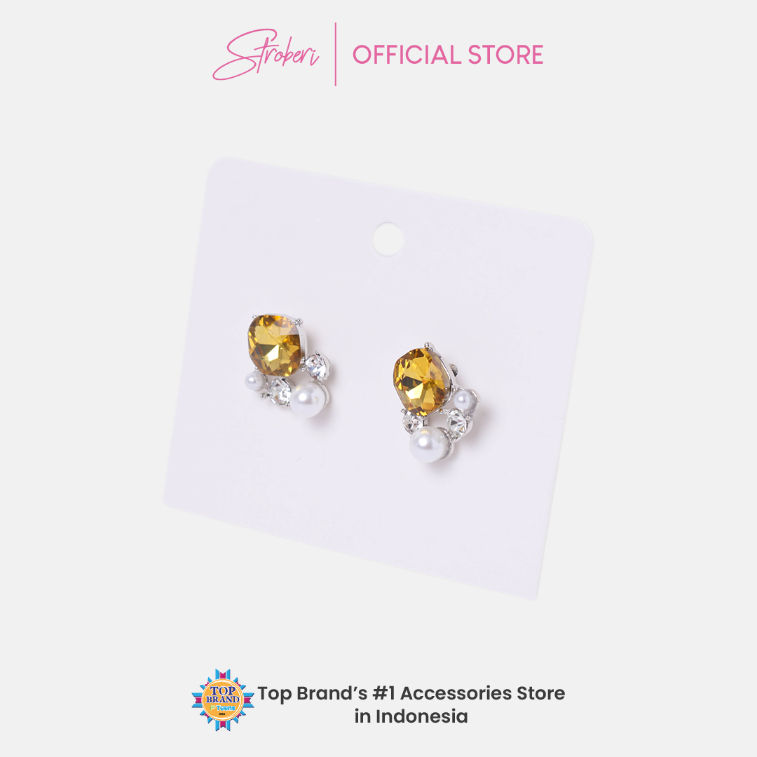 Stroberi Gold & Silver Earring -1
