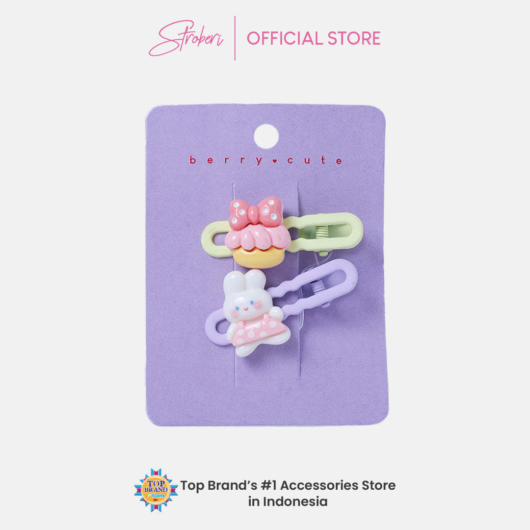 Stroberi Cute Kids Hair Clip Set