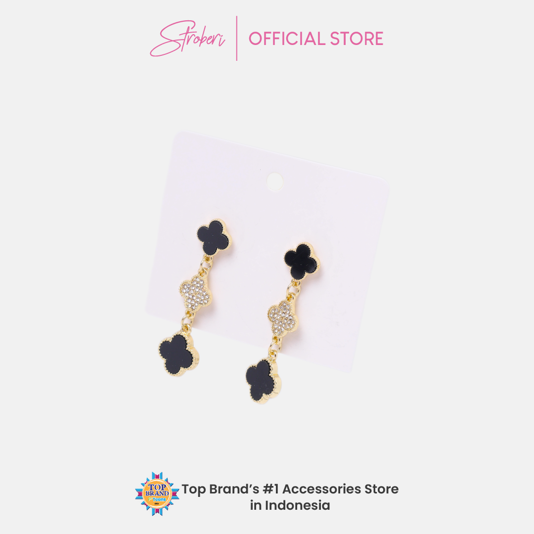 Stroberi Gold & Silver Earring -2