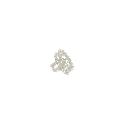 Stroberi Oval Pearl Small Hair Clip
