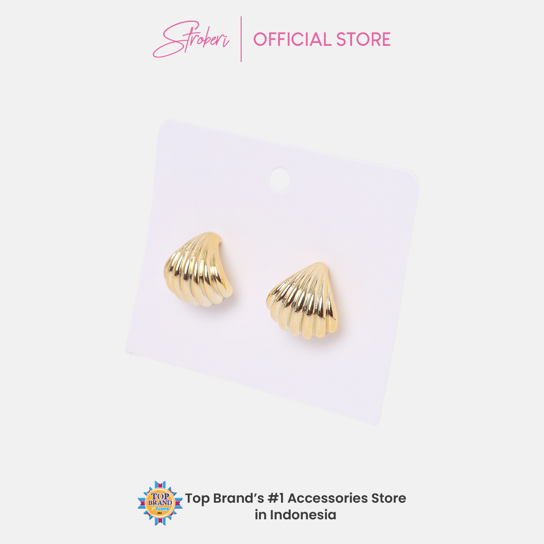 Stroberi Gold & Silver Earring -2