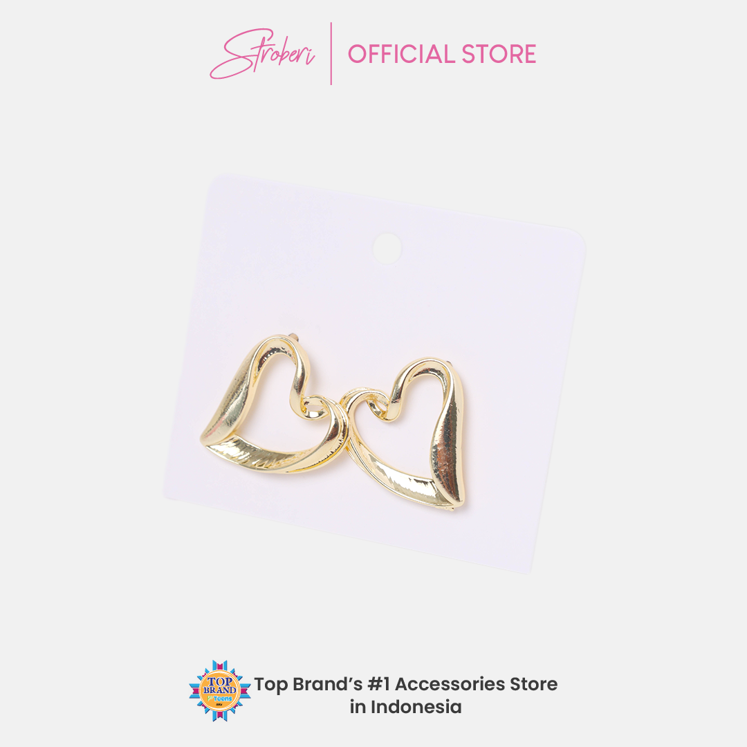 Stroberi Gold & Silver Earring -2