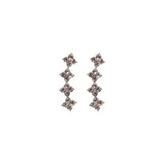 Stroberi Rhinestone Long Stud Earring