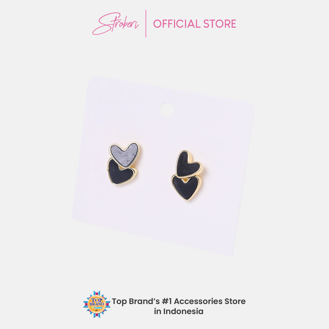 Stroberi Gold & Silver Earring -1