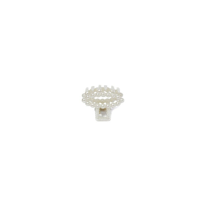 Stroberi Oval Pearl Small Hair Clip
