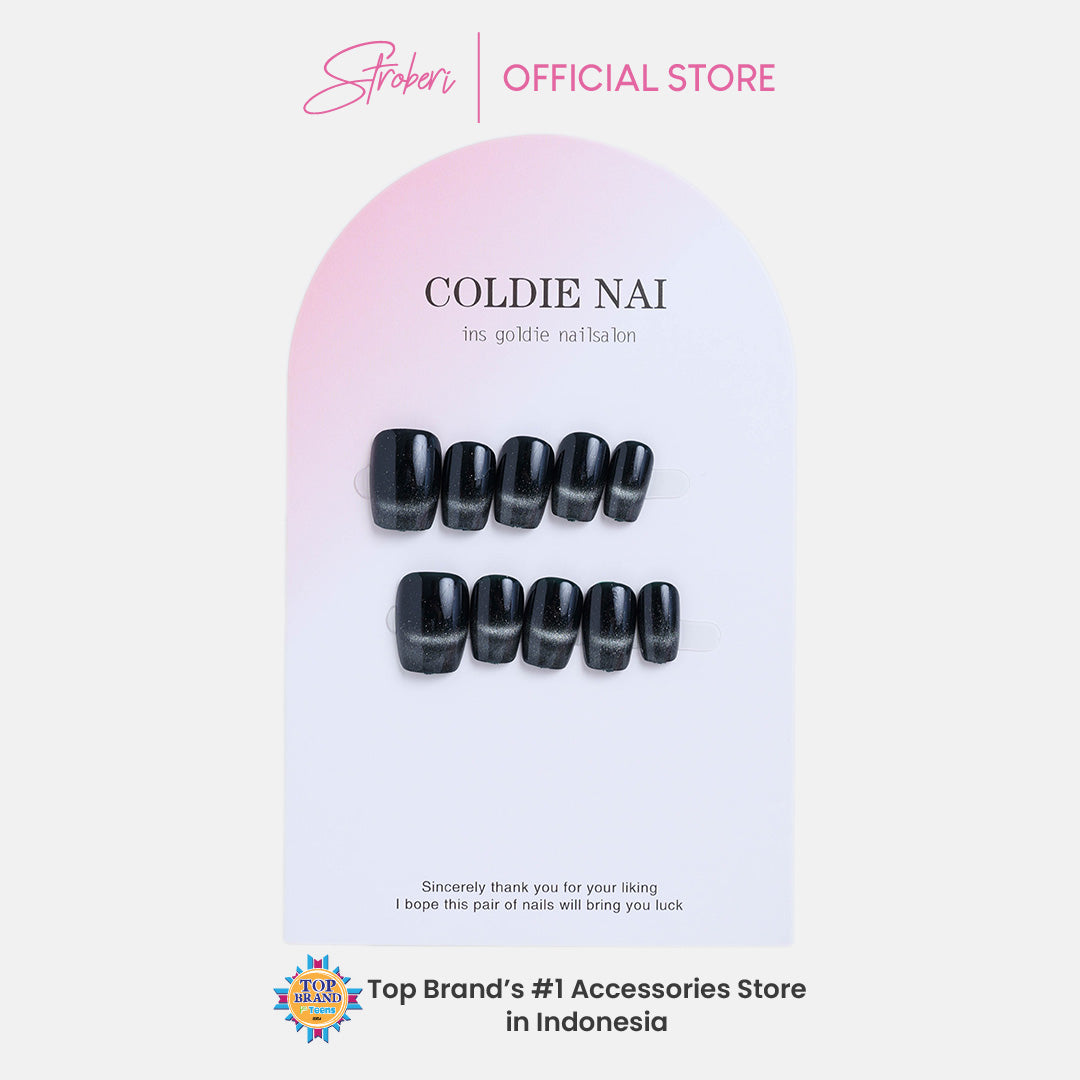 Stroberi Cute Pattern Faux Nail