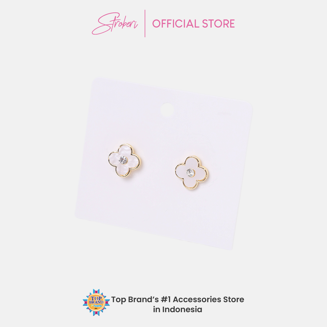 Stroberi Gold & Silver Earring -1