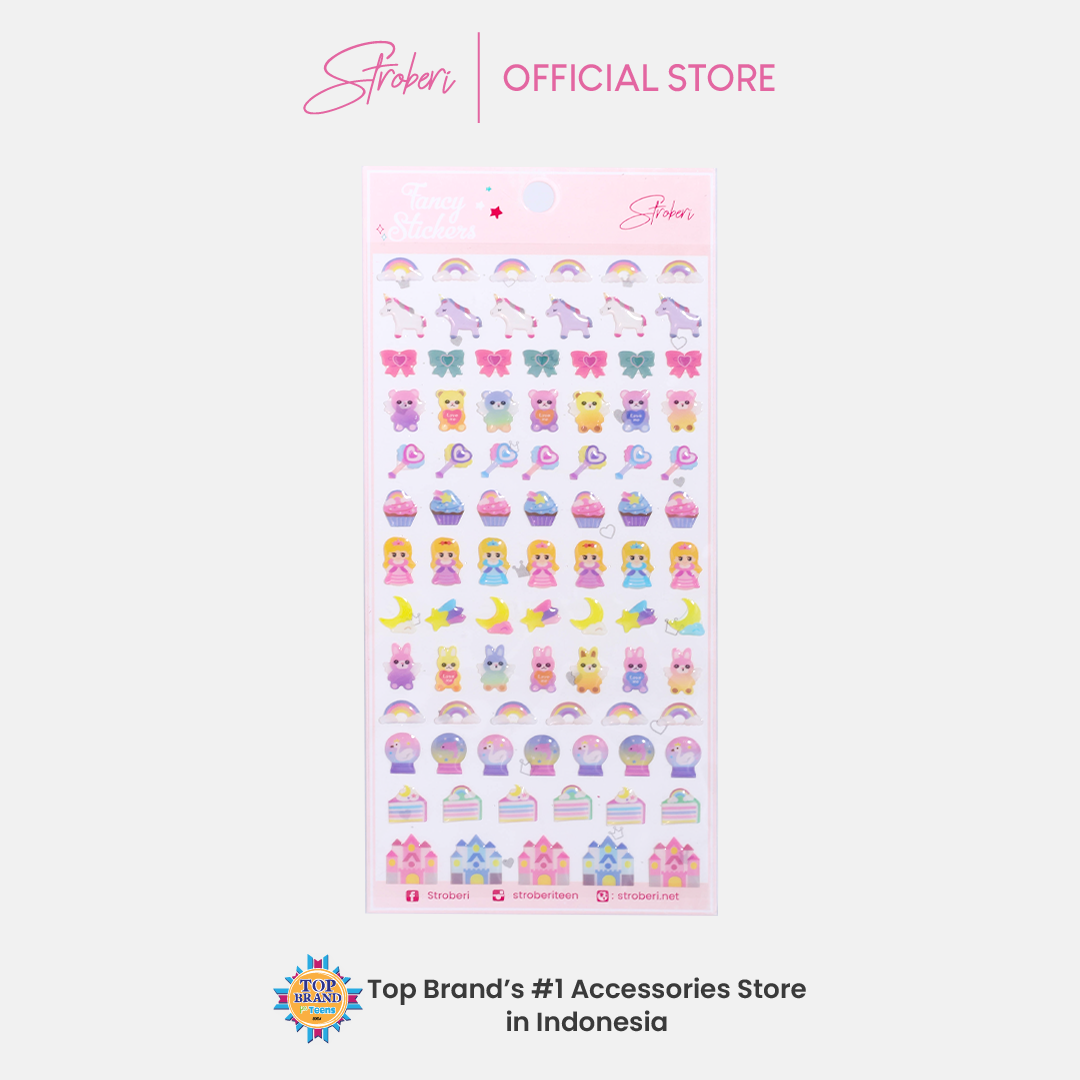 Stroberi Character Sticker -1