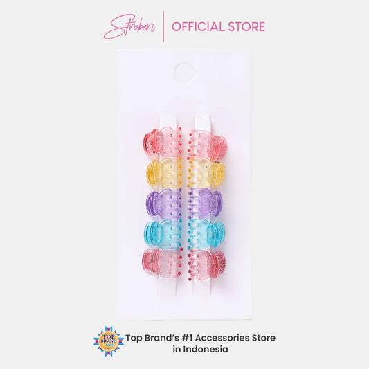 Stroberi Shape Hair Clip Set