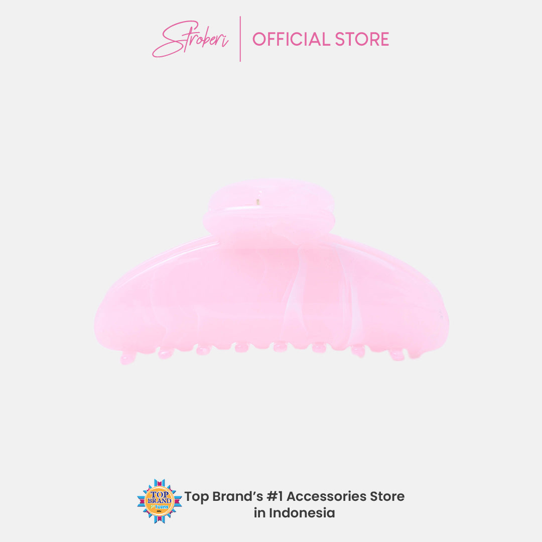 Stroberi Basic Curved Marble Hair Clip