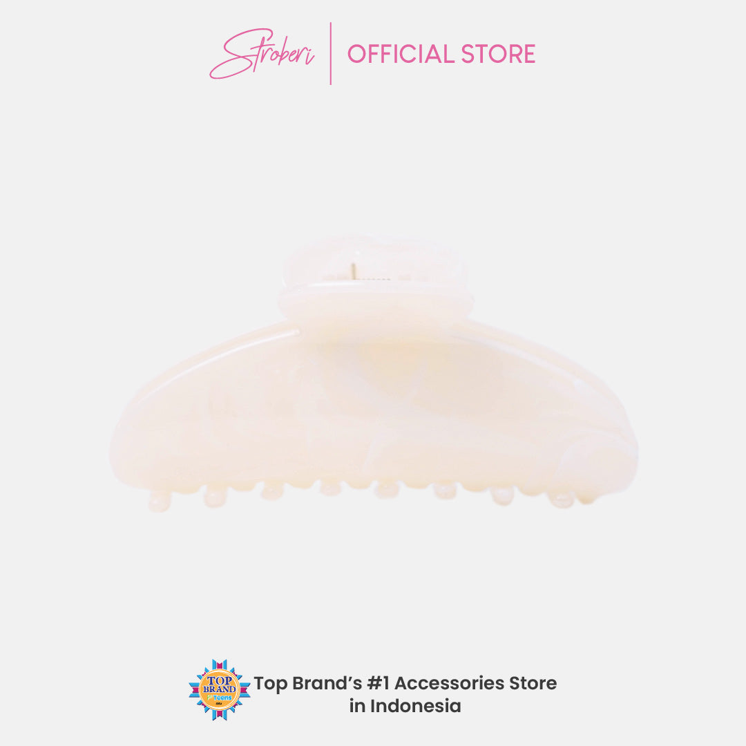 Stroberi Basic Curved Marble Hair Clip