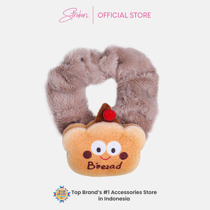 Stroberi Fur Character Hair Tie
