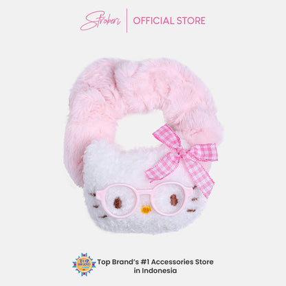 Stroberi Fur Character Hair Tie