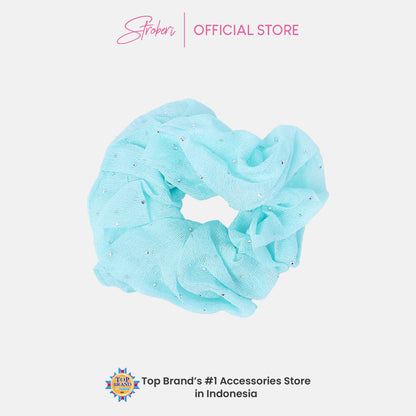 Stroberi Scrunchie Motif -1 Hair Tie