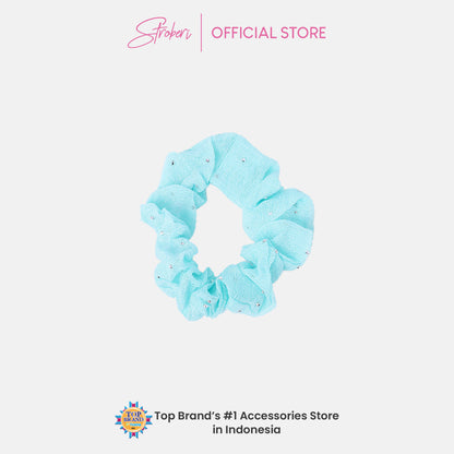 Stroberi Mini Scrunchie Motif -1 Hair Tie