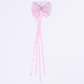 Stroberi Bow Tulle Kids Hair Clip