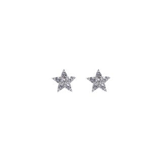 Stroberi Rhinestone Stud Earring- 1