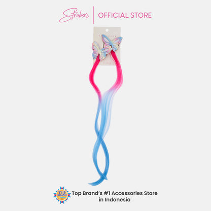Stroberi Butterfly Extension Hair Clip