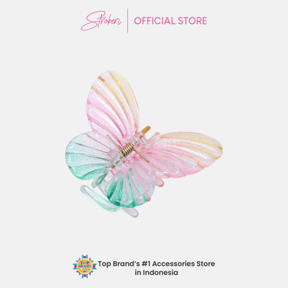 Stroberi Glitter and Metallic Shaped Hair Clip