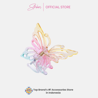 Stroberi Glitter and Metallic Shaped Hair Clip