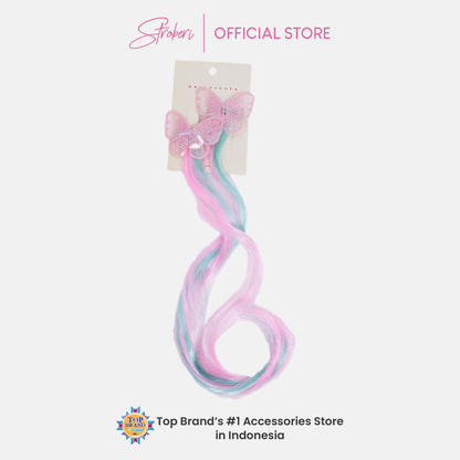 Stroberi Butterfly Extension Hair Clip