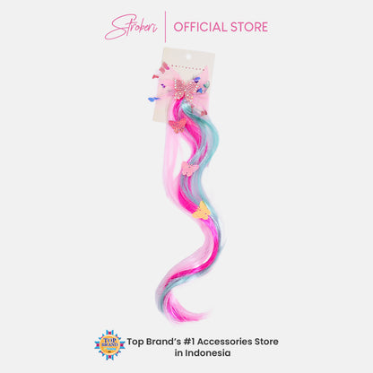Stroberi Butterfly Extension Hair Clip