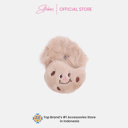 Stroberi Fur Character Hair Tie