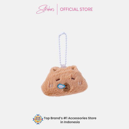 Stroberi Fur Character Keychain