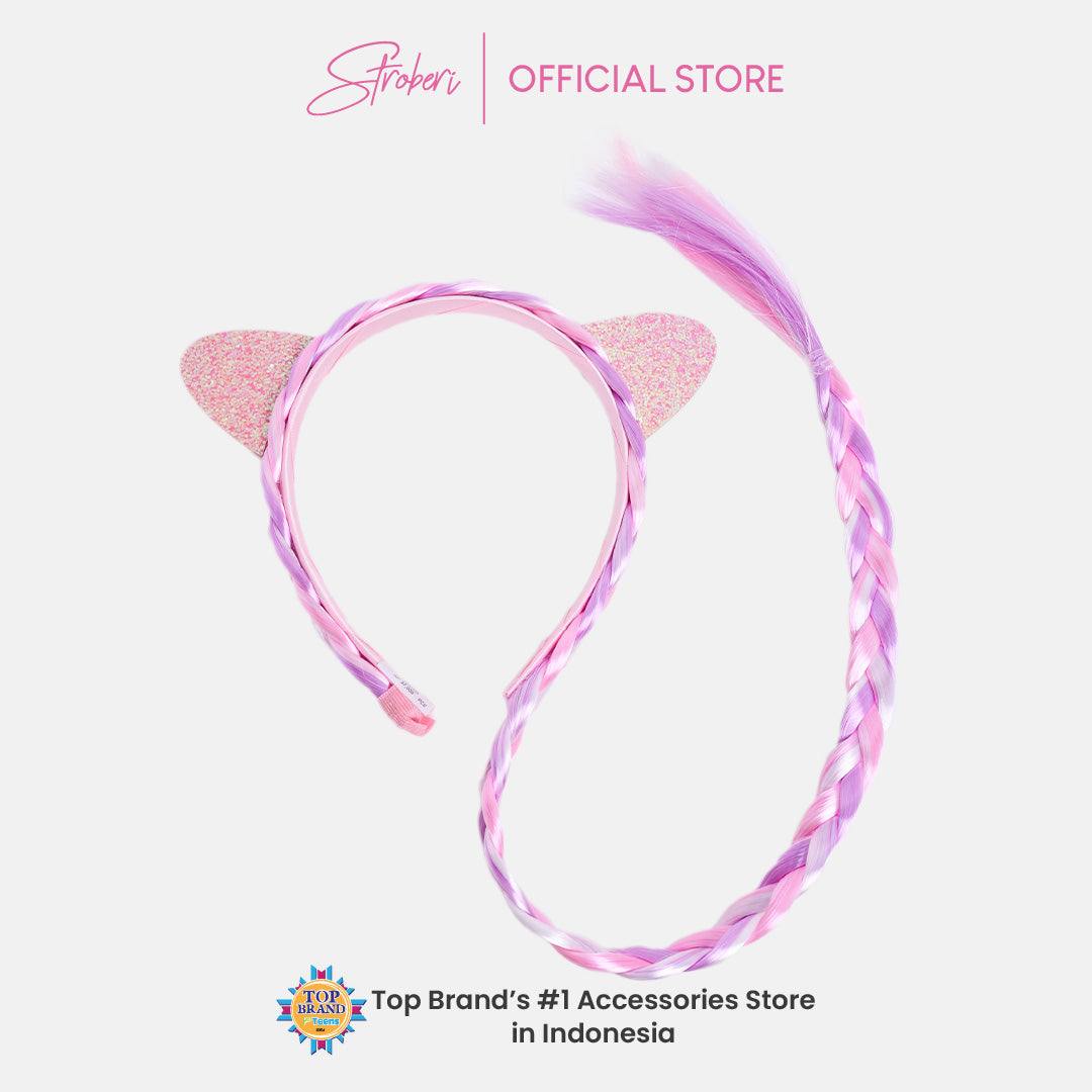 Stroberi Braid Crown Headband
