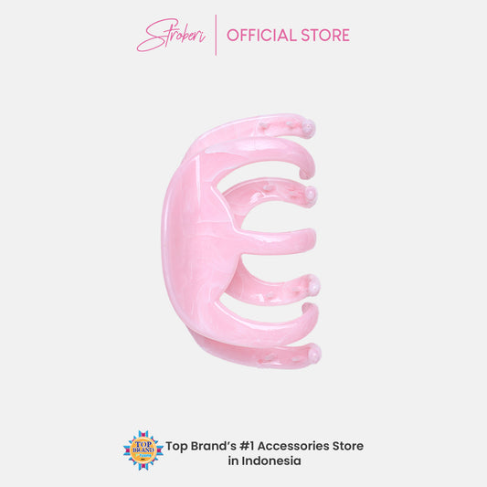 Stroberi Marble Hair Clip Series