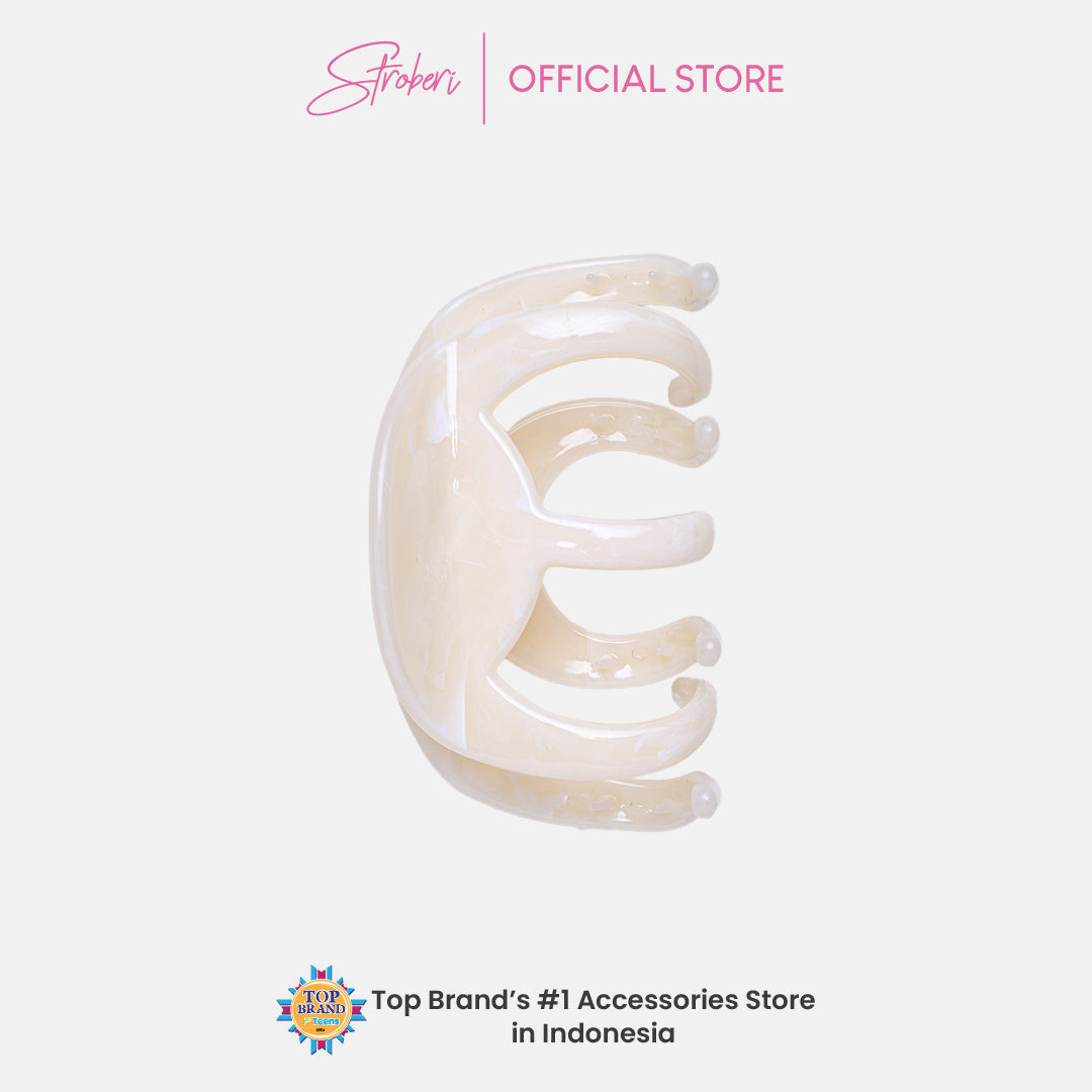 Stroberi Marble Hair Clip Series