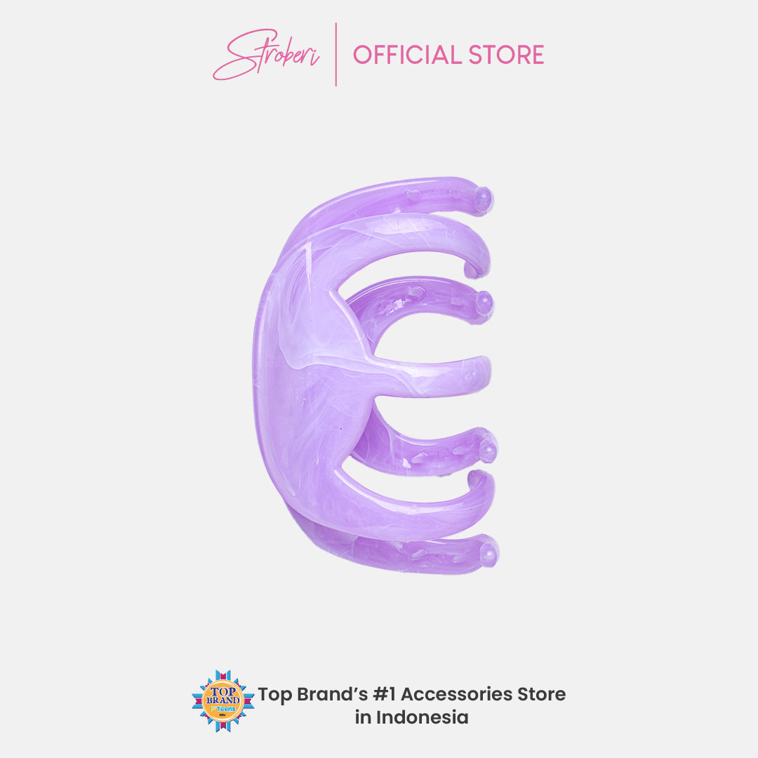 Stroberi Marble Hair Clip Series