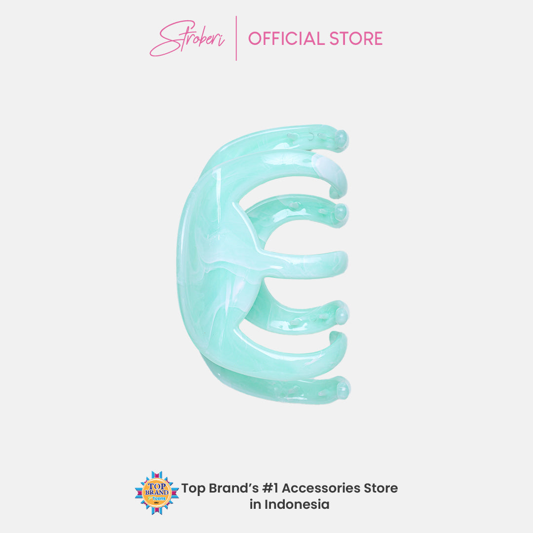 Stroberi Marble Hair Clip Series