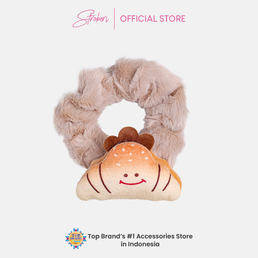 Stroberi Fur Character Hair Tie